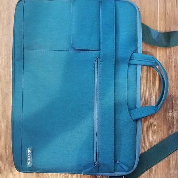 Mossimo Supply Co. Blue Laptop Bag with Sleek Design - Picture 4 of 12